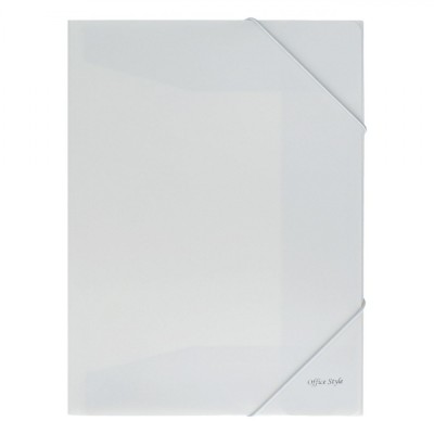 Mapă Plastic, Soft Touch, Gri, Elastice, 25.5x34cm foto