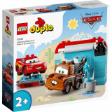 LEGO DUPLO DISTRACTIE LA SPALATORIE CU FULGER MCQUEEN SI MATER 10996 SuperHeroes ToysZone