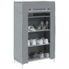 Gossi dulap pantofi gri 60,5x30x97 cm tesatura netesa