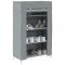 Gossi dulap pantofi gri 60,5x30x97 cm tesatura netesa