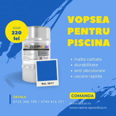 Vopsea albastra pentru piscina IZOCOR APB colorat, 5 kg