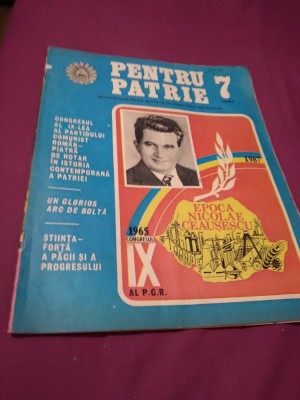 REVISTA PENTRU PATRIE NR.7 /1987 foto