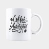 Cana alba personalizata COFFEE ADDICTED, INOVATIX&reg;. 330ml, Oem