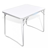 Masa camping din metal pliabila 80 x 60 cm GartenMobel Dekor, vidaXL