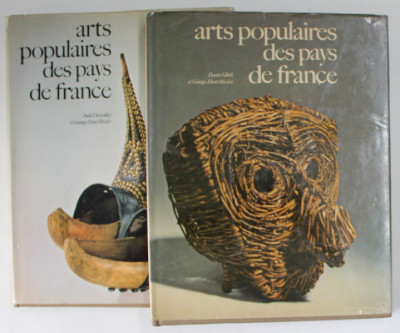 ARTS POPULAIRES DES PAYS DE FRANCE , par ANDRE DESVALLEES et GEORGES HENRI RIVIERE / DENISE GLUCK et GEORGES HENRI RIVIERE , DEUX VOLUMES , 1975- 1976 foto