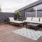 Esschert Design Covor de exterior, gri ?i alb, 180x121 cm, OC25