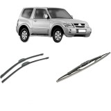Cumpara ieftin Set 3 stergatoare MITSUBISHI PAJERO CLASSIC (V2_W, V6_W, V7_W) din 2001-2006, pentru parbriz si luneta fata si spate auto, Bosch Twin-Aerotwin Retrofi