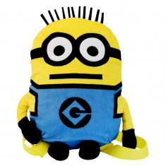 Rucsac Minion, 28 x 23 x 5 cm, Galben/Albastru foto