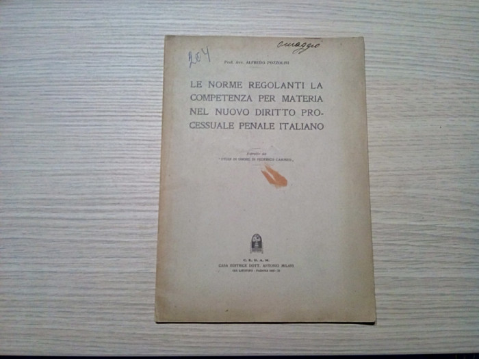 ..NORME REGOLANTI LA COMPETENZA PER MATERIA NEL NUOVO DIRITTO PROCESSUALE PENALE