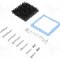 Radiator extrudat, aluminiu, 45mm x 45mm, negru, Advanced Thermal Solutions - ATS-61450D-C1-R0
