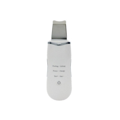 Aparat curatare ten Ultrasonic - lifting ten, indepartare puncte negre, hidratare, skin scrubber, peeling, alb foto