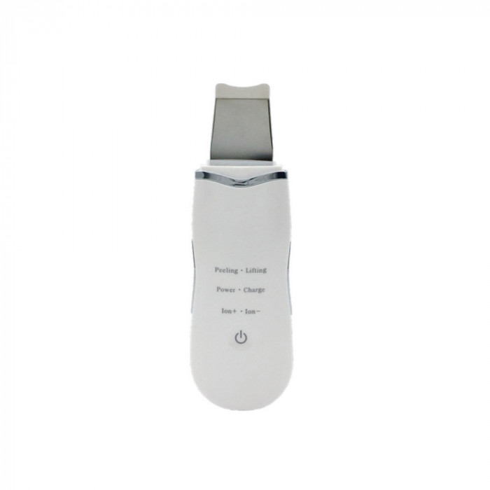 Aparat curatare ten Ultrasonic - lifting ten, indepartare puncte negre, hidratare, skin scrubber, peeling, alb