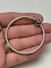 BRATARA ARGINT 925 - PANDORA - Rotunda - Fixa - Cu Cristal Zirconia