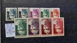 1945-1947-Franta-Marianne de GandonYT725-733 c.set 8 val.-MNH+MLH, Nestampilat