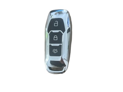 Husa Cheie Smartkey Ford Ranger, Explorer, 3 Butoane, Tpu, Gri AutoProtect KeyCars foto