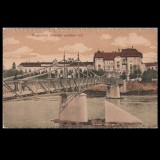 Carte poștală veche Oradea &ndash; Podul Intelecutalilor &ndash; 1915