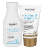 Set Travel Size Hidratant cu Ulei de Cocos si Quinoa Beaver