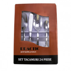 SET TACAMURI 24 PIESE INOX foto