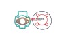Garnituri Motor Scuter 2T Piaggio/Gilera Racire Apa (4 Colturi) - Sfera, Zip, NRG, Runner, Typhoon, DNA, Liberty, Free, Storm, NTT