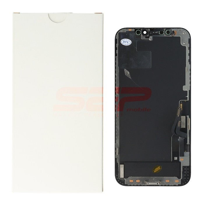 LCD+Touchscreen cu Rama Apple iPhone 12 / 12 Pro BLACK ORIGINAL REFURBISHED