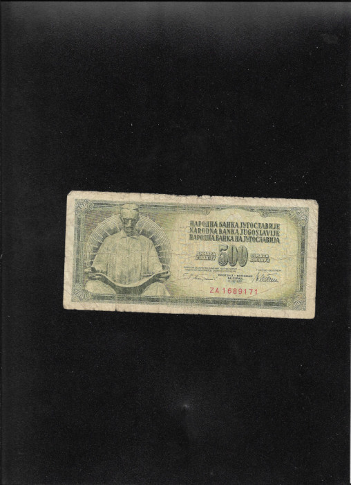 Iugoslavia Yugoslavia 500 dinari dinara 1978 seria1689171