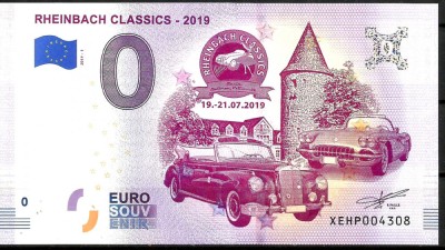 !!! 0 EURO SOUVENIR - GERMANIA , RALIUL RHEINBACH CLASSICS 2019 - 2019.1 - UNC foto