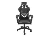 Scaun gaming Fury AVENGER L, Piele ecologica+Polyester, Reglabil Inaltime, 150 kg, Negru