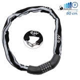 Cumpara ieftin Lanț anti - furt, trotinetă / scuter / bicicletă electrică, EWLK017, 80 cm, negru | Motorevolution