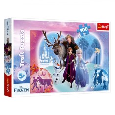 Puzzle Copii Trefl, Frozen 2, 100 Piese, Multicolor foto