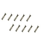Set 10 papuci electrici mama 2.8x0.5mm cositoriti pentru cablu 0.5-1mm2 Somogyi Electronic KSH 2,8-0,5/Sn-10