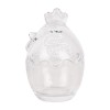 Ou decor Paste sticla transparenta 6x9 cm
