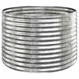 Cumpara ieftin Jardiniera, argintiu, 100x100x68 cm, otel galvanizat