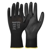 Manusi Marvel Martepo, din fibre sintetice + poliuretan, negru, marimea 9