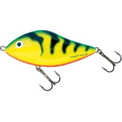 VOBLER SALMO SD10F GREEN TIGER Slider 100MM Floating foto