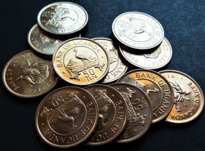 Moneda exotica 50 CENTI - UGANDA, anul 1974 *cod 150 = UNC din saculet bancar foto