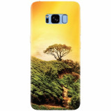 Husa silicon pentru Samsung S8 Plus, Hill Top Tree Golden Light