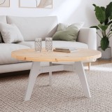 VidaXL Blat de masă rotund, &Oslash;90x3 cm, lemn masiv de pin