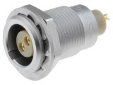Conector circular mamă, 2 pini, drept