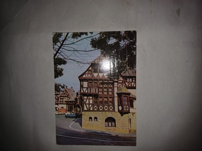 SINAIA &quot;Vila Dunarea&quot; circulata &#039;81 Inedit: stampila &quot;U Craiova Dubla Istorica&quot;!