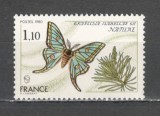 Franta.1980 Protejarea naturii-Fluturi MF.824