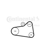 Set curea transmisie cu caneluri Contitech 6PK905EXTRAK1