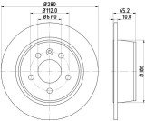 Disc frana CITROEN C2 ENTERPRISE (2009 - 2016) KRIEGER 0950004253