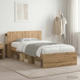 Cumpara ieftin Cadru de pat cu depozitare Stejar Artizanal 90 x 190 cm