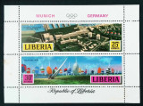 LIBERIA, SPORT MUNICH - COLIȚĂ NEȘTAMPILATĂ (APROAPE NOU), Nestampilat