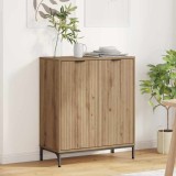 vidaXL Bufet stejar artizanal 69.5 x 33 x 82 cm Lemn compozit 883433
