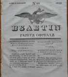 Cumpara ieftin Ziarul Buletin , gazeta oficiala a Principatului Valahiei , nr. 84 , 1839