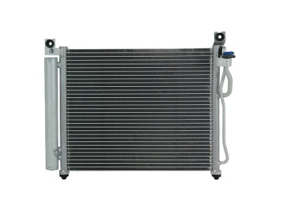 Condensator climatizare Kia Picanto, 04.2004-09.2007, motor 1.0, 45 kw benzina, 1.1 CRDI, 55 kw diesel, cutie manuala, full aluminiu brazat, 435(385) foto
