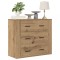 Gossi dulap, stejar artizanal, 80x33x70 cm, lemn prelucrat