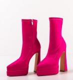 Cumpara ieftin Botine dama Bhumi Fuchsia