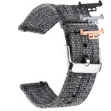 Curea material textil, compatibila Huawei Watch Fit 1, cu adaptor dedicat, Grainsboro Gray